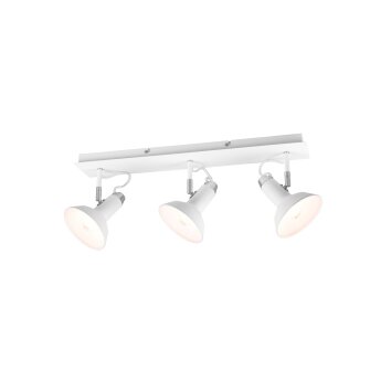 Trio Roxie Ceiling Light white, 3-light sources