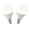 Globo Set of 2 LED E14 4.9 Watt 470 Lumen 4000 Kelvin