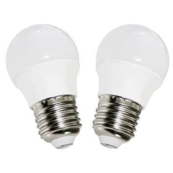 Globo set of 2 LED E27 6 Watt 550 Lumen 4000 Kelvin