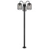 Globo ADELHEID path light black, 3-light sources