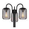 Globo ADELHEID path light black, 3-light sources