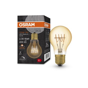 OSRAM Vintage 1906® LED E27 4.8 Watt 2200 Kelvin 400 Lumen