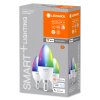 LEDVANCE SMART+ WiFi 3-piece set LED E14 4.9 Watt 2700-6500 Kelvin 470 lumen white, Colour changer