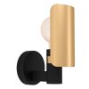 Eglo HAYES Wall Light brass, black, 1-light source