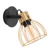 Eglo SAMBATELLO Wall Light brass, black, 1-light source