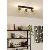 Eglo SAMBATELLO Ceiling Light brass, black, 3-light sources