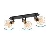 Eglo SAMBATELLO Ceiling Light brass, black, 3-light sources