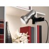 Eglo MANHATTEN clamp-on light matt nickel, black, 1-light source