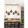 Eglo CARLTON Pendant Light copper, black, 6-light sources