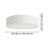 Eglo ROMAO-Z Ceiling Light LED white, 1-light source, Colour changer