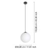 Eglo RONDO Pendant Light black, 1-light source