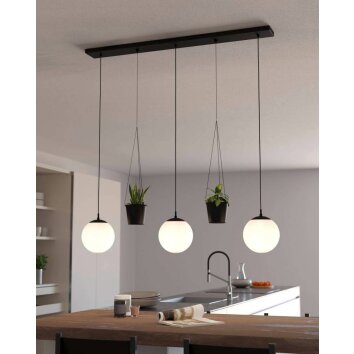 Eglo RONDO Pendant Light black, 3-light sources