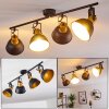 Ceiling Light Blackburn black-gold, 4-light sources