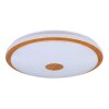 Eglo LANCIANO Ceiling Light LED brown, white, 1-light source, Remote control