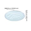 Eglo BATTISTONA Ceiling Light LED white, 1-light source, Remote control