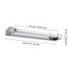 Eglo GEMILIANA Wall Light LED chrome, 1-light source