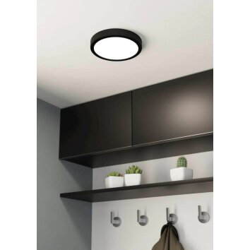 Eglo FUEVA Ceiling Light LED black, 1-light source