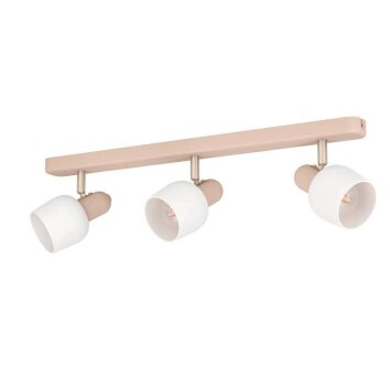 Eglo CORATO Wall Light matt nickel, sand-coloured, 3-light sources