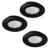 Eglo PENETO recessed light LED black, 3-light sources