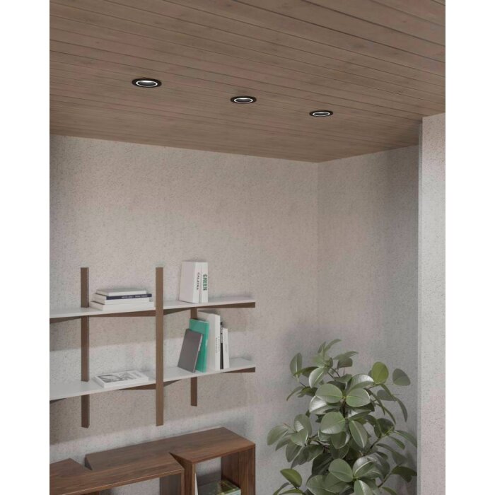 Eglo CAROSSO recessed light black, white, 1-light source