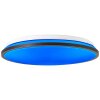 Brilliant Heida Ceiling Light LED black, white, 1-light source, Remote control, Colour changer