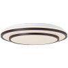Brilliant Luciano Ceiling Light LED black, white, 1-light source, Remote control