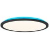 Brilliant Saltery Ceiling Light LED black, white, 1-light source, Remote control, Colour changer