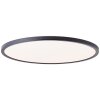 Brilliant Saltery Ceiling Light LED black, white, 1-light source, Remote control, Colour changer