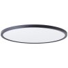 Brilliant Saltery Ceiling Light LED black, white, 1-light source, Remote control, Colour changer