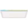 Brilliant Saltery Ceiling Light LED white, 1-light source, Remote control, Colour changer