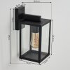 Palanga Outdoor Wall Light black, 1-light source
