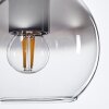 Koyoto  Pendant Light glass 15 cm clear, Smoke-coloured, 4-light sources
