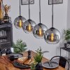 Koyoto  Ceiling Light glass 20 cm clear, Smoke-coloured, 4-light sources