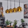 Koyoto  Ceiling Light glass 20 cm gold, clear, 4-light sources