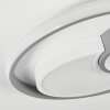 Casqueira Ceiling Light LED grey, white, 1-light source