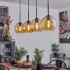 Koyoto  Ceiling Light glass 20 cm Amber, 4-light sources