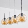 Koyoto  Ceiling Light glass 20 cm Amber, 4-light sources
