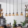 Koyoto  Pendant Light glass 15 cm Amber, 5-light sources