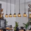 Koyoto  Pendant Light glass 15 cm Amber, 5-light sources