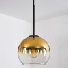 Koyoto  Pendant Light glass 15 cm gold, clear, 1-light source