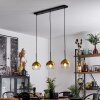 Koyoto  Pendant Light glass 15 cm gold, clear, 3-light sources