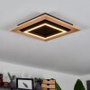 Tojeirinha Ceiling Light LED Light wood, black, 1-light source, Remote control