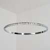 Avelar Pendant Light LED chrome, transparent, clear, 1-light source