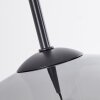 Koyoto  Pendant Light glass 30 cm chrome, clear, Smoke-coloured, 1-light source