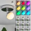 Sanchequias Ceiling Light LED chrome, 1-light source, Remote control, Colour changer