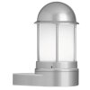 LCD outdoor wall light silver, 1-light source
