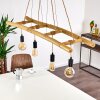 Canazei Pendant Light brown, Light wood, black, 4-light sources