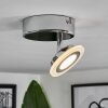 Lucy Ceiling Light LED chrome, 1-light source, Remote control, Colour changer