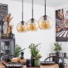 Koyoto  Ceiling Light glass 20 cm Amber, 3-light sources