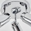 Douarnenez Ceiling Light chrome, 3-light sources